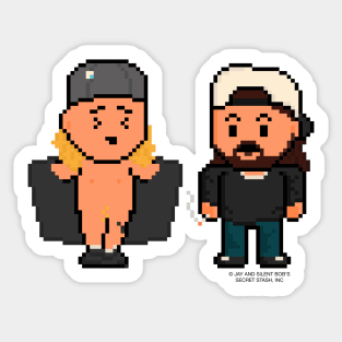 I Cant Look Away in 2006 Pixel Jay and Silent Bob Sticker